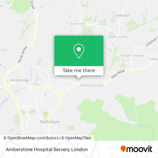 Amberstone Hospital Servery map