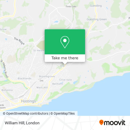 William Hill map