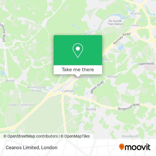 Ceanos Limited map