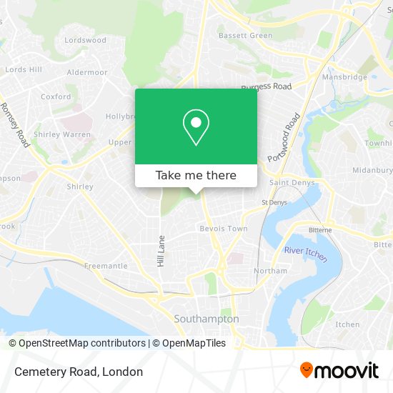 Cemetery Road map