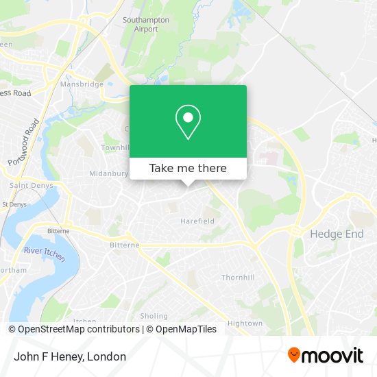 John F Heney map