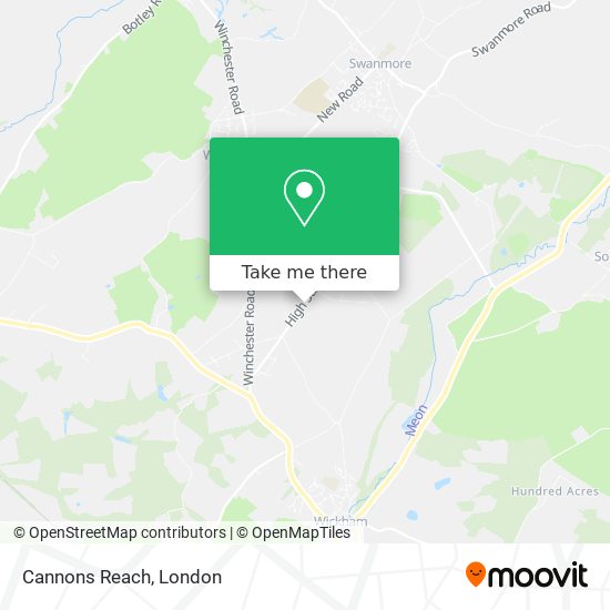 Cannons Reach map