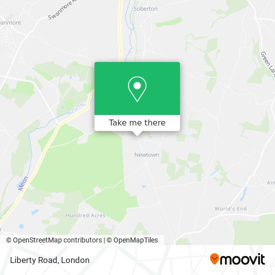 Liberty Road map