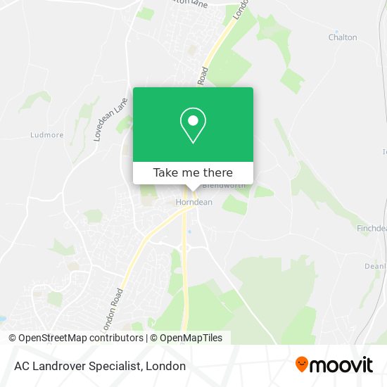 AC Landrover Specialist map