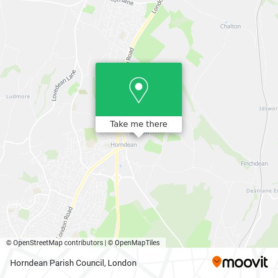 Horndean Parish Council map