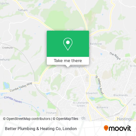 Better Plumbing & Heating Co map