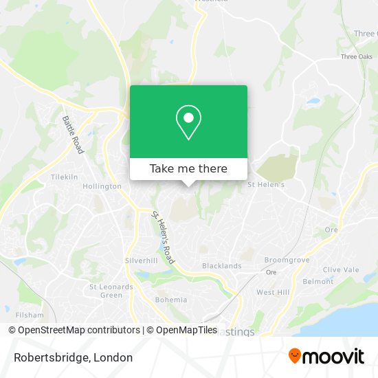 Robertsbridge map