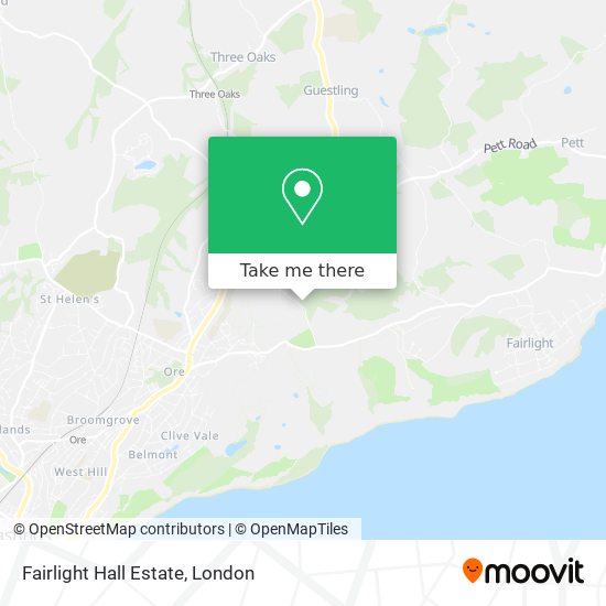 Fairlight Hall Estate map