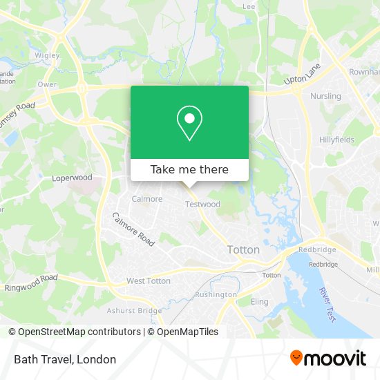 Bath Travel map