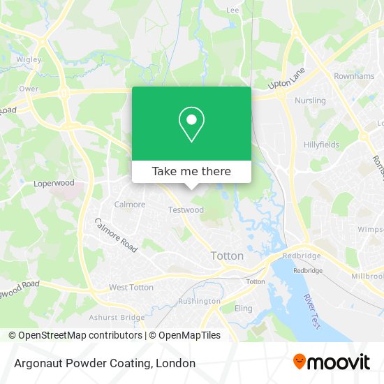Argonaut Powder Coating map