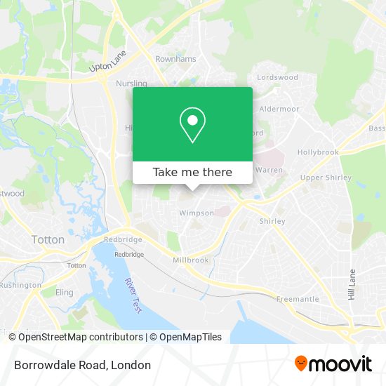 Borrowdale Road map