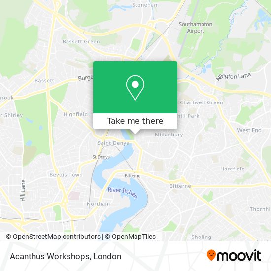 Acanthus Workshops map