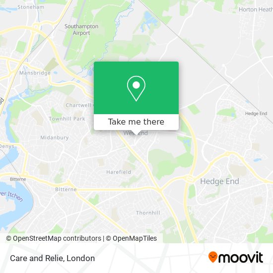 Care and Relie map