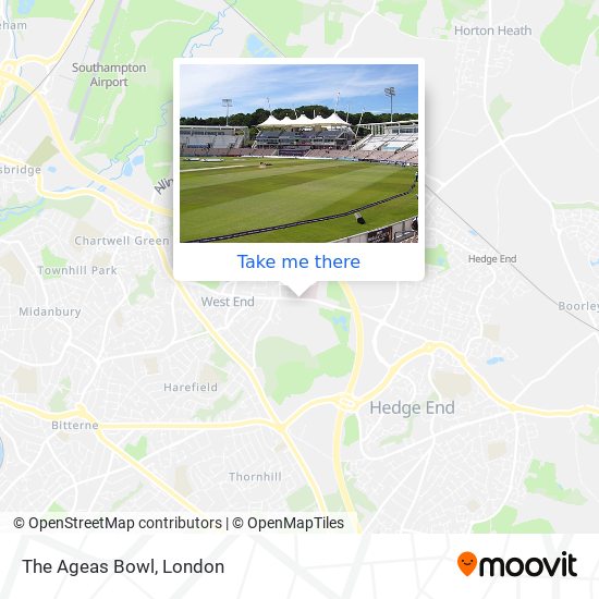 The Ageas Bowl map