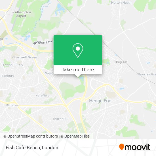 Fish Cafe Beach map
