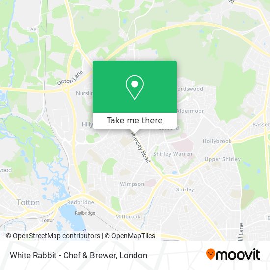 White Rabbit - Chef & Brewer map