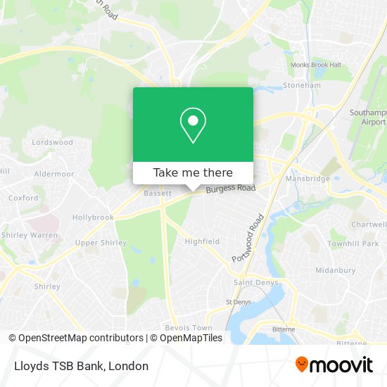 Lloyds TSB Bank map