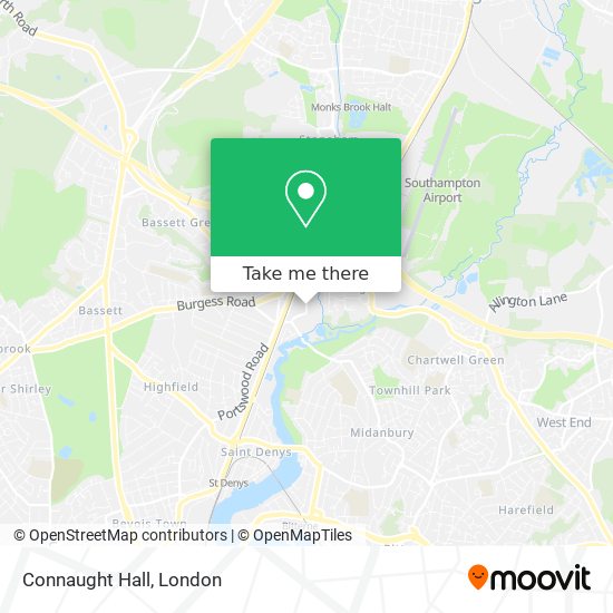 Connaught Hall map