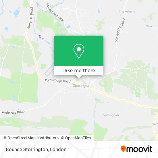 Bounce Storrington map