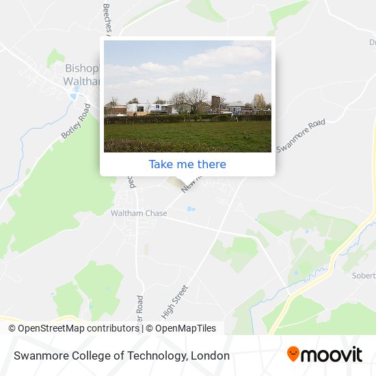 Swanmore College of Technology map