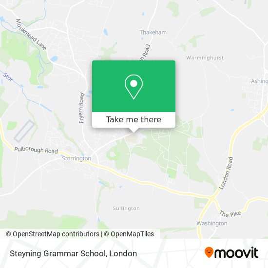 Steyning Grammar School map