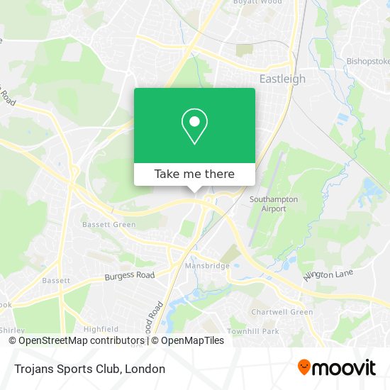 Trojans Sports Club map