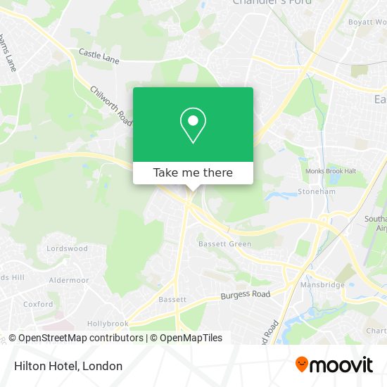 Hilton Hotel map