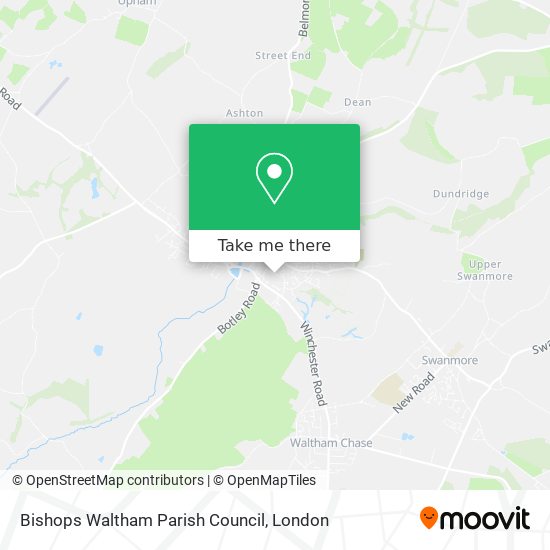 Bishops Waltham Parish Council map