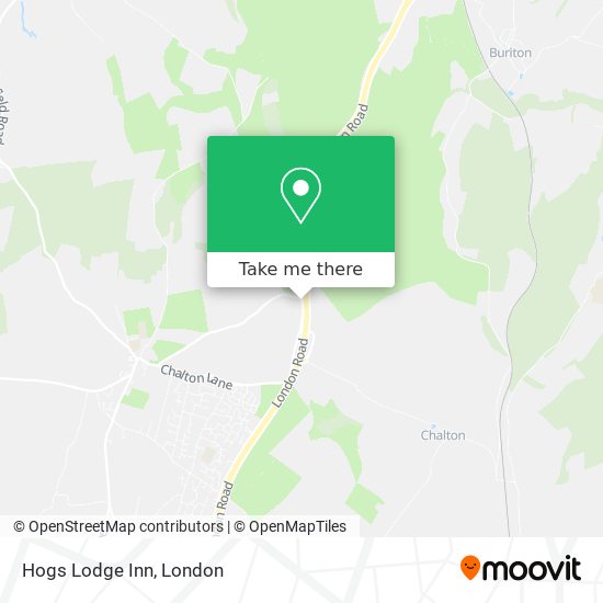 Hogs Lodge Inn map