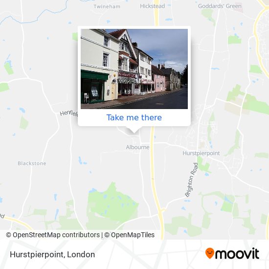 Hurstpierpoint map