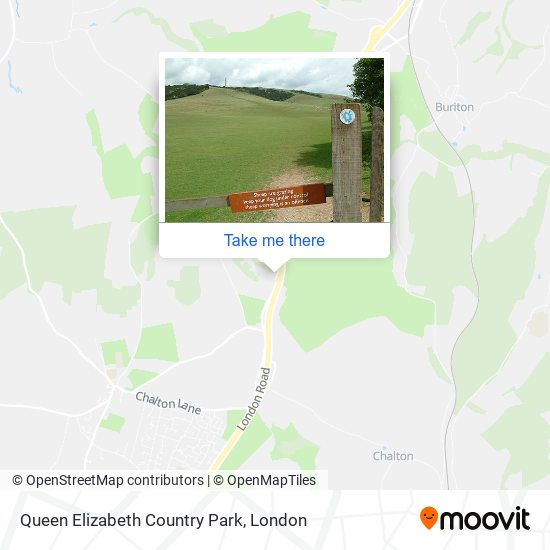 Queen Elizabeth Country Park map