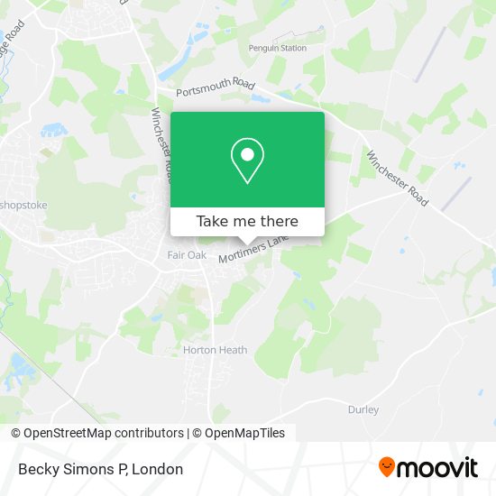 Becky Simons P map