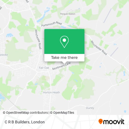 C R B Builders map