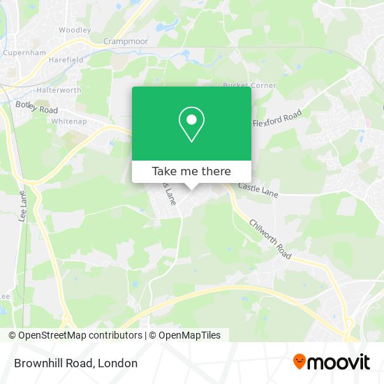 Brownhill Road map