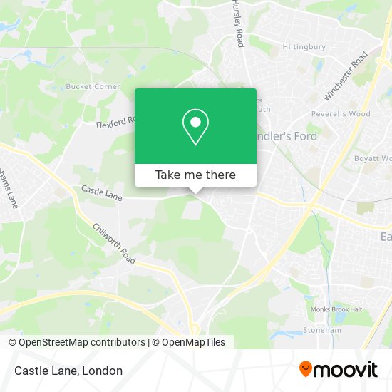 Castle Lane map