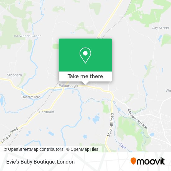 Evie's Baby Boutique map