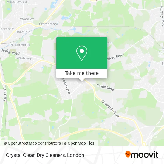 Crystal Clean Dry Cleaners map