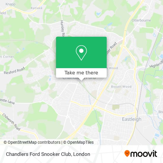 Chandlers Ford Snooker Club map