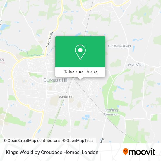 Kings Weald by Croudace Homes map