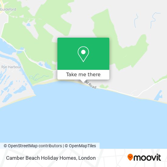 Camber Beach Holiday Homes map