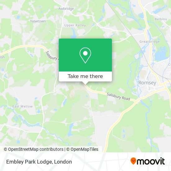 Embley Park Lodge map