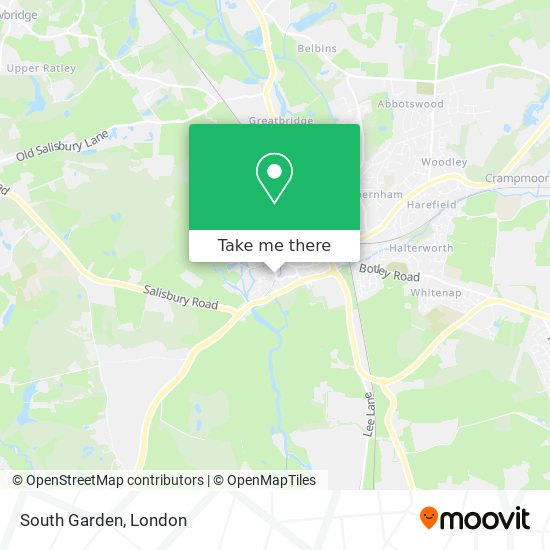 South Garden map
