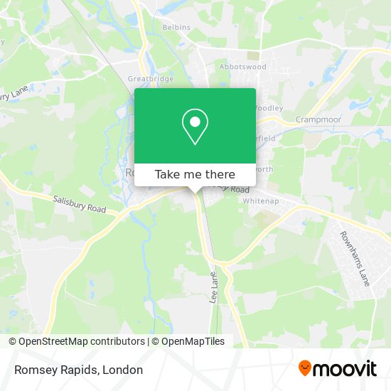 Romsey Rapids map