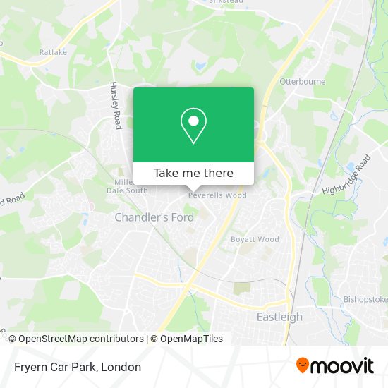 Fryern Car Park map