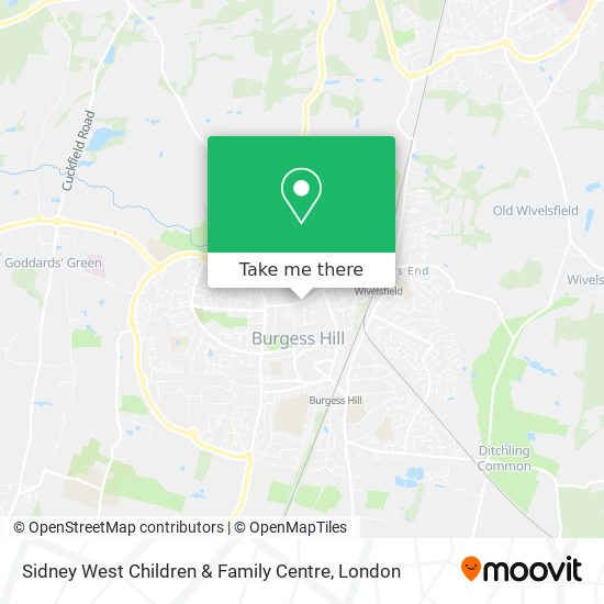 Sidney West Children & Family Centre map
