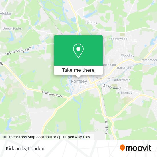 Kirklands map