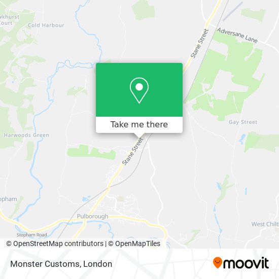 Monster Customs map