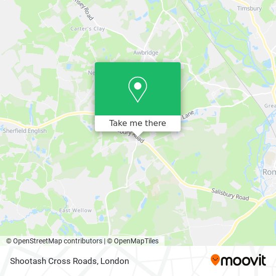 Shootash Cross Roads map