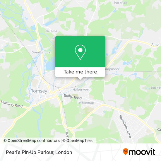 Pearl's Pin-Up Parlour map