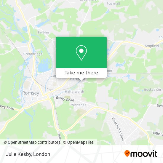Julie Kesby map
